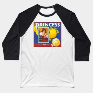 Princess Brand crate label, circa 1930s Baseball T-Shirt